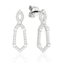Load image into Gallery viewer, Petite Dangle Diamond Earrings
