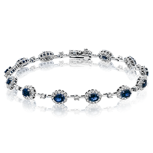 SOLD Simon G LB2217 Sapphire and Diamond Bracelet