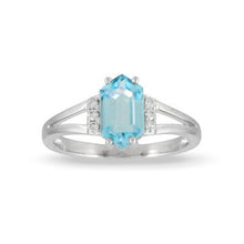 Load image into Gallery viewer, Little Bird Blue Topaz Ring
