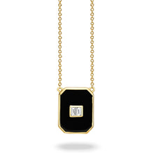 Load image into Gallery viewer, Doves Onyx and Diamond Pendant
