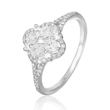 Load image into Gallery viewer, Clover Style Diamond Ring
