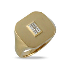 Load image into Gallery viewer, DOVES Signet Diamond Ring
