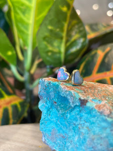 Kabana Opal Heart Earrings
