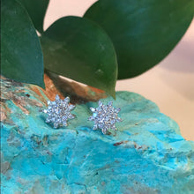 Load image into Gallery viewer, Cluster Diamond Stud Earrings
