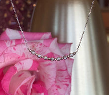 Load image into Gallery viewer, SOLD Bezel Set Diamond Smile Necklace
