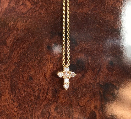 Tiny Diamond Cross-.10 Yellow