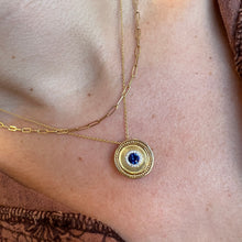 Load image into Gallery viewer, Sapphire and Diamond Pendant
