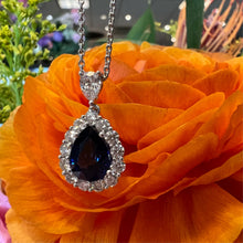 Load image into Gallery viewer, Sapphire and Diamond Necklace
