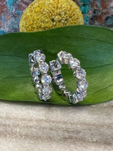 Load image into Gallery viewer, Diamond Huggie Hoop-1.00 Earrings
