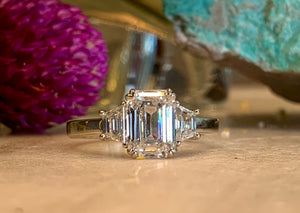 Emerald Cut Diamond Ring-2.47 CTW
