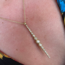 Load image into Gallery viewer, Suzy Landa Diamond Stick Pendant
