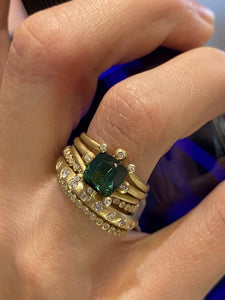 Suzy Landa Green Tourmaline Ring