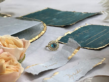 Load image into Gallery viewer, Suzy Landa Aquamarine Lace Ring

