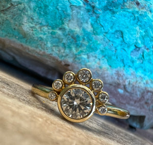 Bezel Diamond Ring