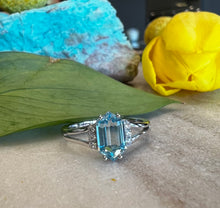 Load image into Gallery viewer, Little Bird Blue Topaz Ring
