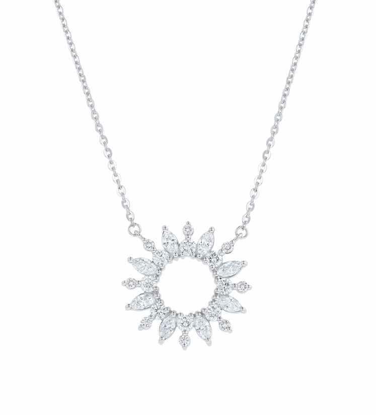 DONATION FOR RAFFLE Sunburst Diamond Necklace