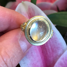Load image into Gallery viewer, Moonstone and Diamond Ring
