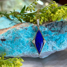 Load image into Gallery viewer, Marquise Lapis Pendant
