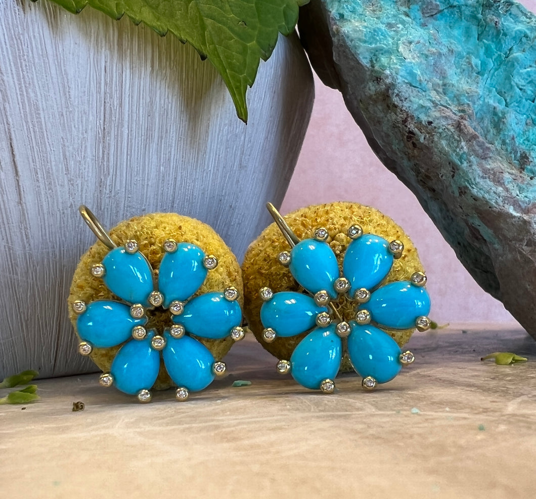 Suzy Landa Turquoise Earrings