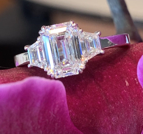 Emerald Cut Diamond Ring-2.47 CTW