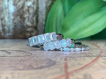 Load image into Gallery viewer, Eternity Baguette and Round Diamond Band
