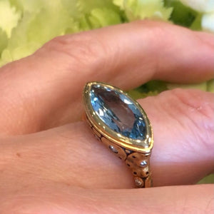 Alex Sepkus Aquamarine Ring