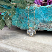 Load image into Gallery viewer, Large Clover Diamond Necklace
