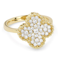 Load image into Gallery viewer, Clover Shape Diamond Ring
